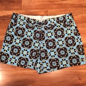 Women’s Crown & Ivy Navy Medallion Print Shorts